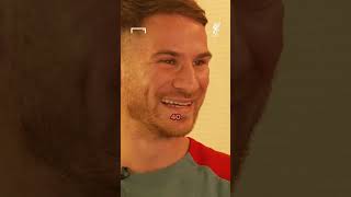 CHIESA JOTA amp MAC ALLISTER react to LIVERPOOL FC 25 cards 👀 shorts football soccer [upl. by Ulrika]