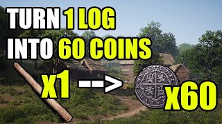 Medieval Dynasty  Quick Money Making Method  900 coins every 5 minutes  Very Early Game [upl. by Juni]