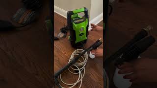 Greenworks 1600 PSI 1 2 GPM Electric Pressure Washer Review Very Powerful [upl. by Jenda]