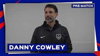 Danny Cowley prematch  Pompey vs Derby County [upl. by Kcirdehs]