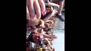 Sevendust carolina rebellion 2016 crowd surfing [upl. by Gall383]