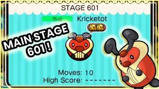 Pokemon Shuffle  Main Stage 601  Kricketot Itemless  Catch [upl. by Soll]