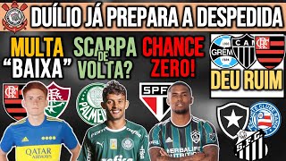 CRAQUE DO BOCA BARATO SCARPA NO VERDÃO SP QUER DOUGLAS COSTA ADEUS DUÍLIO FIM DO G6 BOTA BAH [upl. by Airretal]