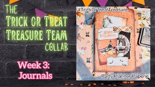 TrickOrTreatTreasure Collab  Week 3 Journals  Easy Flow Unbound Journal [upl. by Kaylee]