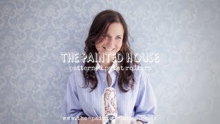 The Painted House  Patterned Paint Rollers  Walls Furniture amp Fabric wwwthepaintedhousecouk [upl. by Nylyaj]