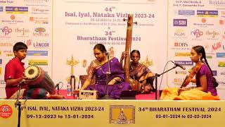 Smt Padmashree Srinivasan Vocal At Dec music festival 2023 at Vanimahal [upl. by Nwatna]