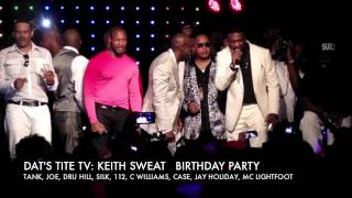 KEITH SWEAT BIRTHDAY KEITH SWEAT PERFORMANCE [upl. by Suoirad]