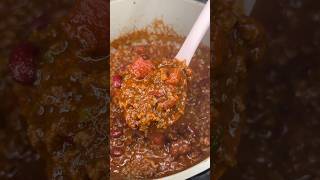 THE BEST CHILI RECIPE🩷 chilirecipe recipe easyrecipe [upl. by Ibbison379]