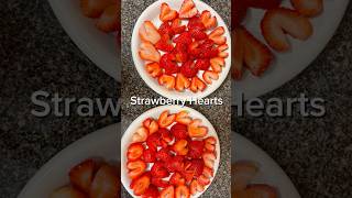 Strawberry shaped hearts 🍓🩷 strawberry heart hearts celebration catering cocina fresas🫶🏽 [upl. by Tadashi]