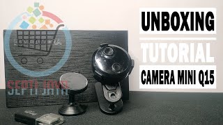 Review Unboxing amp Tutorial Camera Mini Q15 WiFi Full HD1080 Kamera Pengintai Terbaik untuk Keamanan [upl. by Riek58]