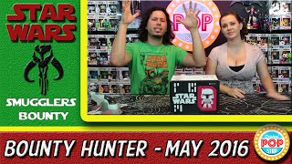 Star Wars Smugglers Bounty Bounty Hunter  May 2016  Unboxing [upl. by Neelloc]