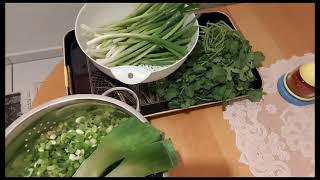 cooking Ashak Afghan food  طرزح تهیه آشک [upl. by Etnahsa]