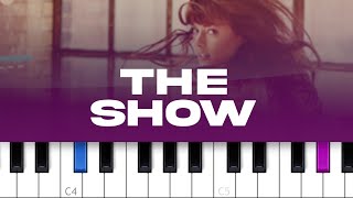 Lenka  The Show piano tutorial [upl. by Otsuaf]