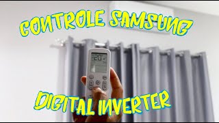 Configurar controle do ar condicionado Samsung Digital Inverter [upl. by Idalina]