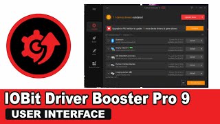 IOBit Driver Booster Pro 9 0 1 104 User Interface Repack [upl. by Lednahs427]