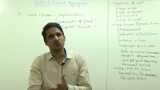 23Gross Domestic Product GDP amp Other Aggregates Explained by MK Yadav [upl. by Estrin]