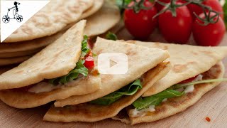 Authentic Piadina Recipe Italian Flatbread [upl. by Drahsir268]