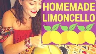 ITALIAN HOMEMADE LIMONCELLO RECIPE  BEST ITALIAN RECIPES STEP BY STEP  HOW TO MAKE LIMONCELLO [upl. by Ocsirf522]