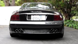 Maserati GranSport with Tubi  Cat Bypass on Start [upl. by Burnie848]