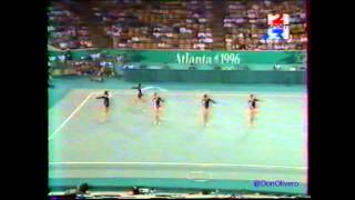 FRANCE 5 hoops  1996 Atlanta Olympics prelims [upl. by Jocelyn]