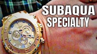 The Most InDepth Invicta Watch Review On The Subaqua Specialty [upl. by Enihsnus]