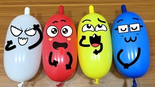 Making Slime With Funny Balloon Cute Doodles 13  Satisfying Slime Videos  Mickey Slime [upl. by Chaing]