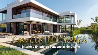 Casa Contemporánea Interiores y Exteriores Tendencias de diseño [upl. by Melcher]