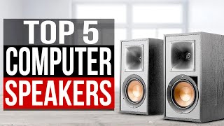 TOP 5 Best Computer Speaker 2024 [upl. by Adialeda]