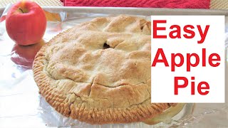 How to Make an Easy Apple Pie From Two Ready Pie Crust [upl. by Merridie185]