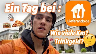 Ich arbeite einen Tag bei Lieferando Lieferservice 🚲🎒😱 Fahrrad Kurier [upl. by Seward705]