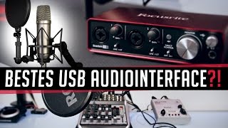 Focusrite 2i2 2nd Gen  Bestes USB Audiointerface [upl. by Amehr]