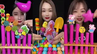 Sweet Candy Snacks P22 🍭🌈🍫🎉sweet candy snacks asmr mukbang [upl. by Eeslek]