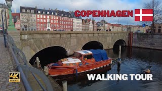 Walking Tour In The Centre Of Copenhagen Denmark By Frederiksholms Canal 4K 60FPS [upl. by Potts]