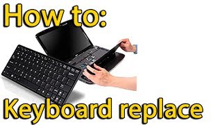 How to replace keyboard on Packard Bell TV11HC laptop [upl. by Keegan488]