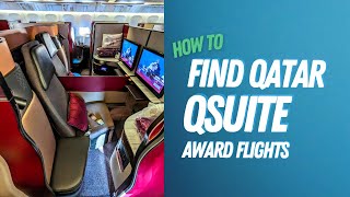 How to find Qatar QSuite award flights [upl. by Aniraz]