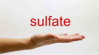 How to Pronounce sulfate  American English [upl. by Eussoj]