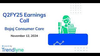 Bajaj Consumer Care Earnings Call for Q2FY25 [upl. by Acnoib]