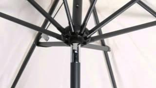 3m Tilt and Crank Round Parasol [upl. by Wier]