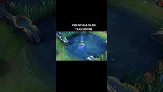 CHRISTMAS Skin Transition  MLBB mlbb mobilelegends shorts trending christmas christmasskins [upl. by Knoll]