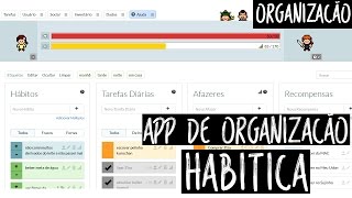 Dica de Organização Aplicativo Habitica [upl. by Karlan213]