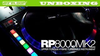 Reloop RP8000 MK2 Turntable DJ  Unboxing [upl. by Sezen]