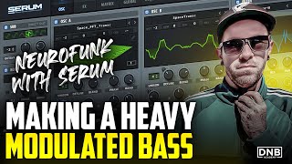 Making A Heavy Modulated Bass  NEUROFUNK WITH SERUM  DNB Academy [upl. by Annasiul]