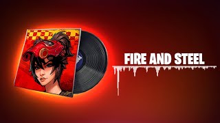 Fortnite FIRE AND STEEL Lobby Music  1 Hour Version [upl. by Shue957]