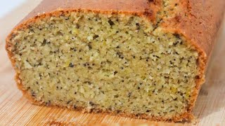 Cake citron pavot sans gluten à ig bas recipe recipe sansgluten shorts food cake recette [upl. by Ellerrehs]