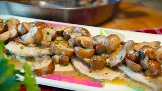 NON SOLO SCALOPPINE AI FUNGHI la ricetta delle scaloppine ai funghi classica E LE SUE VARIANTI [upl. by Meghann]