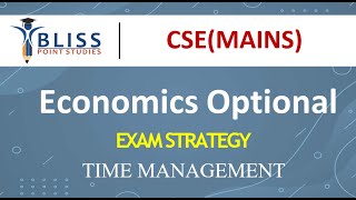 UPSC Economics Optional  Mains Exam Strategy  Time Management [upl. by Hemphill]