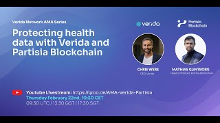 Verida Network x Partisia Blockchain AMA  Protecting health data amp patient privacy [upl. by Idna]