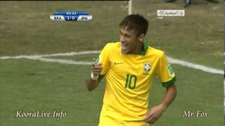 Neymars Stunning Goal vs Japan confederation cup 2013 [upl. by Hardej224]