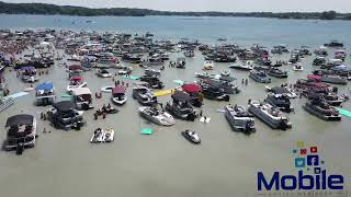 Lake James Sandbar July 4th 2022 [upl. by Fagaly]