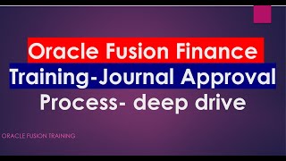 Oracle Fusion Finance Training Approval Process Oracle Fusion Cloud 24A [upl. by Clarisse]